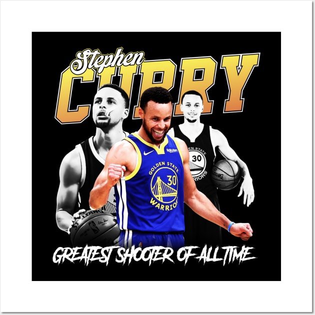 Steph Curry Nba Player Wall Art by Pittih